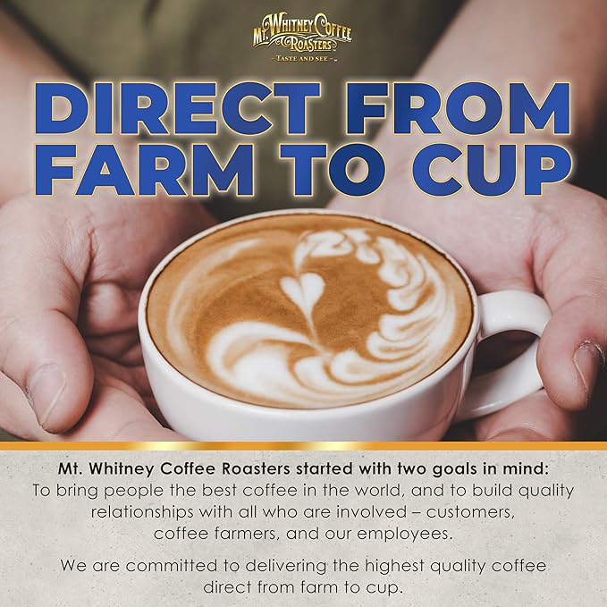 Mt. Whitney Costa Rica Estate Tarrazu Low Acid Coffee (Whole Bean 12 Oz)