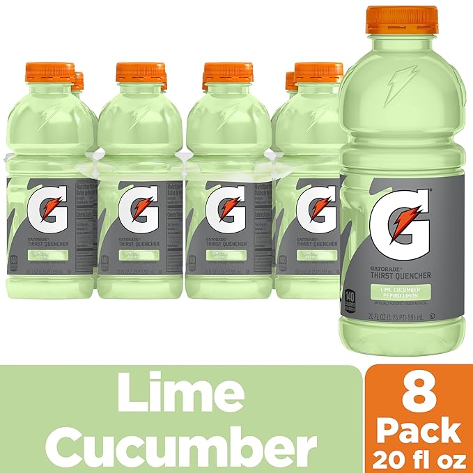 Gatorade Thirst Quencher Lime Cucumber | 20 Fl Oz | 24 Pack