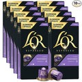 L'OR Espresso Capsules 100 Count Profondo Lungo Single-Serve Aluminum Coffee Capsules Compatible with the L'OR BARISTA System &amp *Nespresso Original Machines