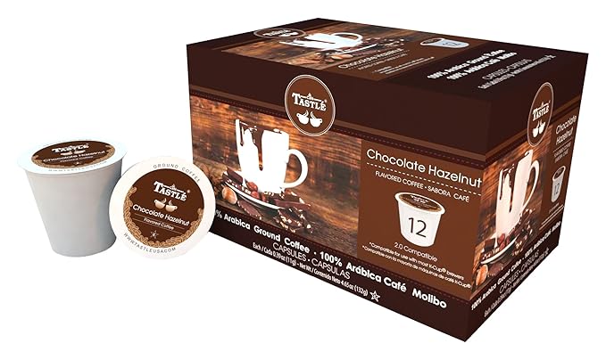 Cafe Tastlé Chocolate Hazelnut Single Serve Coffee 24 Count