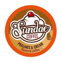 Sundae Ice Cream Flavored Coffee Pods Compatible with 2.0 Keurig K-Cup Brewer (Pralines and Cream) 48 Count