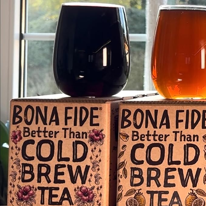 Better Than Cold Brew Hibiscus Tea 3L (101 Fl Oz) Bag in Box with Tap | Bold Tangy &amp Lightly Sweetened | Eco-Friendly Packaging
