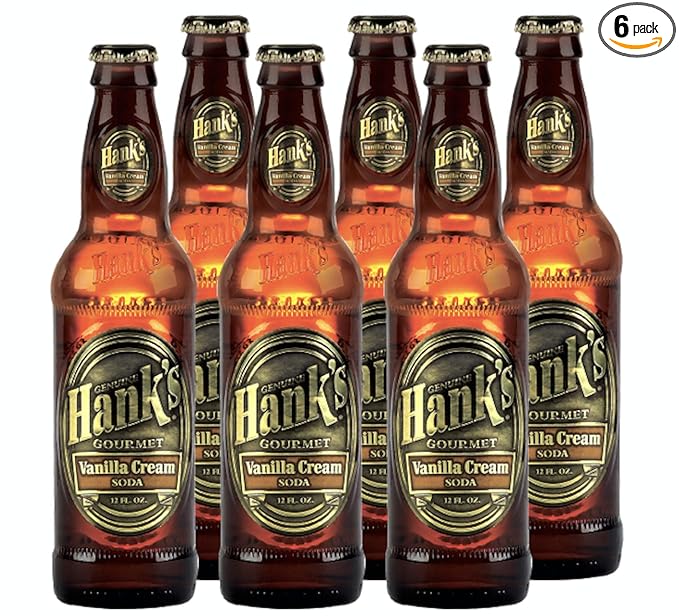 Pack of 6 - Hank's Gourmet Sodas (Vanilla Cream)