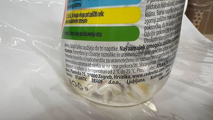 Fresh Vitamin Energy Drinks (Lemon).