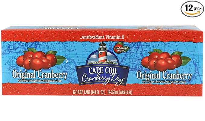 Polar Beverages Cape Cod Cranberry 12 Fluid Ounce (Pack of 12)