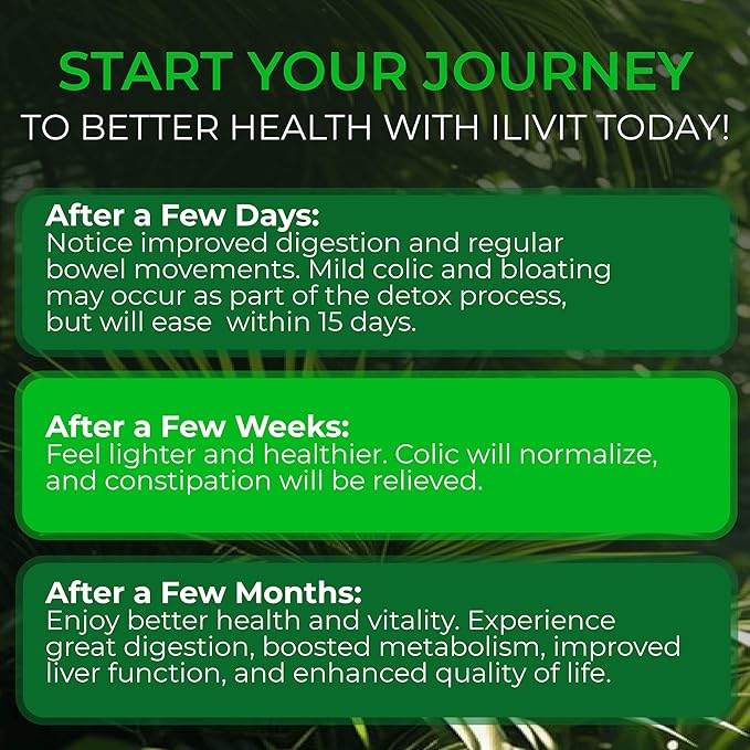 Ilivit Colon Cleanser &amp Detox Tea | Colon Cleanse | Cleansing Tea For Bloating Relief | 30 Bags