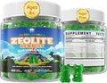 Zeolite Gummies for Kids &amp Adults Sugar Free Zeolite Detox Supplements w/ Chlorella Spirulina Minerals Choline - Gentle Body Detox &amp Cleanse Gut Health Immune Focus Energy Bone Vegan