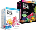 Pureboost Clean Energy and Super Immune Bundle. 60 Stick Packs Boosted with B12 Vitamin C and More. Fruity Combo Pack + Advanced Immune Support Immune Combo Pack