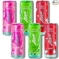 New Alani Lime Slush Pink Slush Cherry Slush Energy Drink Sugar Free - 12 fl oz Low-Calorie Energy Boost Drinks (Pack of 6)