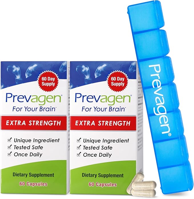 Prevagen Extra Strength - 120 Capsules (4 Month Supply) 20mg of Apoaequorin Plus Vitamin D3