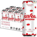 Juvee Rejuvenating Energy Drink – Sugar Free Cherry Slushie Flavor 12 oz Cans (12-Pack) – 128mg Natural Caffeine Zero Sugar Low Calorie Clean Energy &amp Focus Booster for Daily Use
