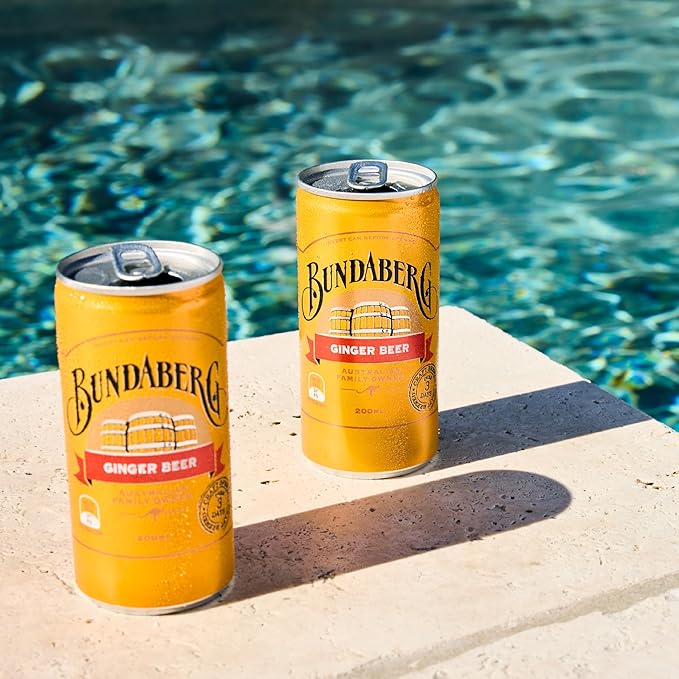 Bundaberg Ginger Beer 6.8 fl oz Cans (24 Pack)