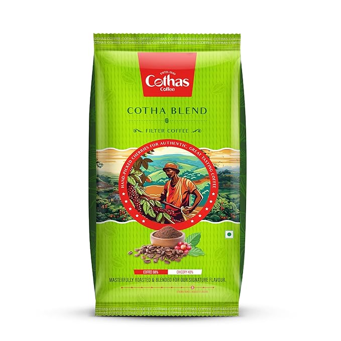Cothas Cotha Blend | Filter Coffee | 60% Coffee 40% Chicory (500G)