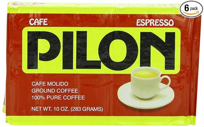 Pilon Espresso Coffee 10 Ounce (Pack of 6)