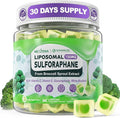150mg Liposomal Sulforaphane Supplement from Broccoli Sprouts Extract - Sulforaphane with Myrosinase Vitamin C E | Broccoli Sprout Supplement for Antioxidant Detox &amp Cellular Health | 60 Counts