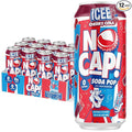 NO CAP! Next Gen Soda Pop Cherry Cola with Electrolytes for Hydration Zero Sugar Zero Calories Caffeine-Free Soda Vegan &amp Gluten-Free 16 oz Cans (12-Pack)