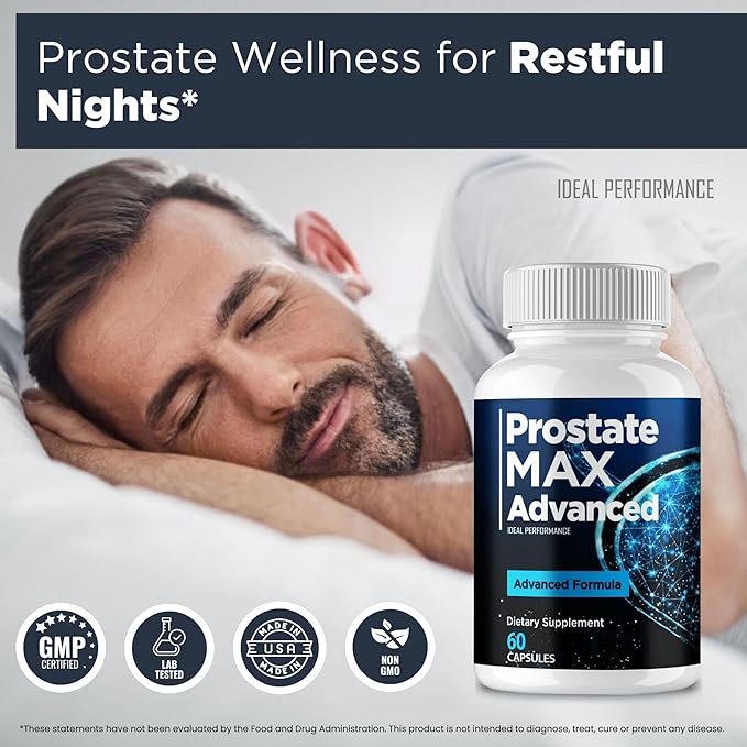 Prostate Max Supplement Prostate Max Advanced Capsules for Men - Maximum Strength for Daily Wellness &amp Comfort All Natural ProstateMaxAdvanced Pills Reviews (5 Pack)