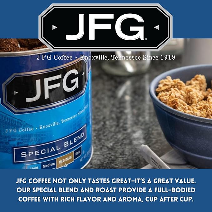 JFG Pre-Measured Filter Pack Coffee Each Pouch Makes 1 Pot of Coffee 1.5oz Pouch (Pack of 42)