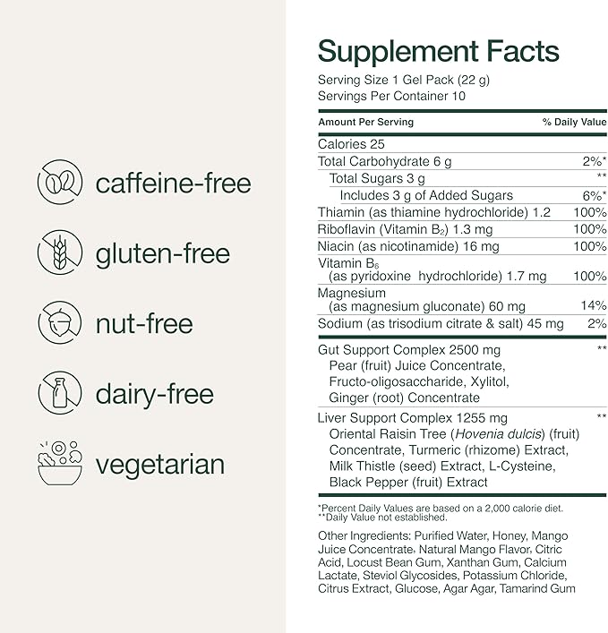 Day–Guard — Feel Better After Drinking Wake Up Refreshed Science-Backed Doctor-Formulated Pre Drinking Jelly Gummies for Regret Prevention Made in Korea 10-Pack of 22g Sticks (Mango)