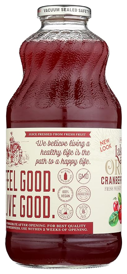 LAKEWOOD JUICE CRANBERRY BLEND ORG 32FO