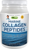 ANDREW LESSMAN Marine Collagen Peptides 60 Servings - Supports Radiant Smooth Soft Skin Comfortable Joints. Pure. Super Soluble No Fishy Flavor No Additives Non-GMO