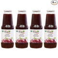 Anna and Sarah 33.8 Oz Organic Tart Plum Juice - Glass Bottle (4 Pack) No Sugar Added No Artificial Colors No Preservatives No Flavors AddedNOT from Concentrate