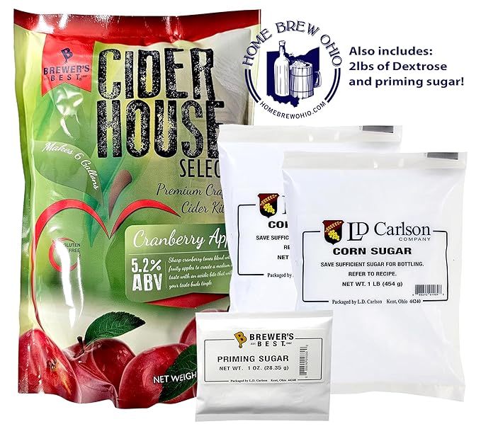 Cider House Select Cranberry Apple Cider Making Kit (5.3 lb)