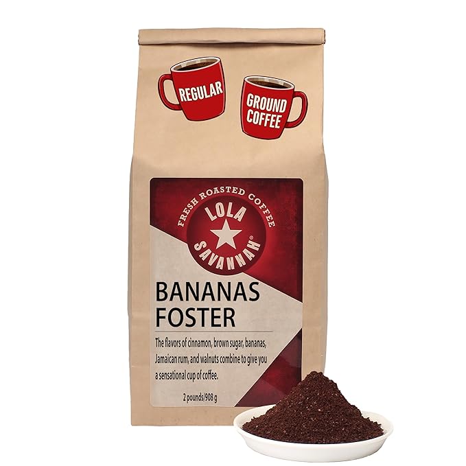 Lola Savannah Bananas Foster Ground Caffeinated Coffee 2lb