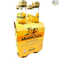 Lurisia Aranciata Italian Orange Soda 4 x 9.3 Fl Oz (275ml) - Aranciata Italian Orangeade - Citrus Orange Soft Drink - Carbonated Sparkling Fruit Juice Beverage from Italy