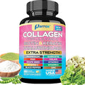 Collagen Peptides Types I II III V &amp X MCG Biotin Keratin Hyaluronic Acid MSM Zinc Grape Seed Extract Quercetin Vitamin A Vitamin C Vitamin E Magnesium Folic Acid (180 Capsules)