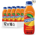 Snapple Mango Madness Flavored Juice Drink 16 fl oz recycled plastic bottle Pack of 12