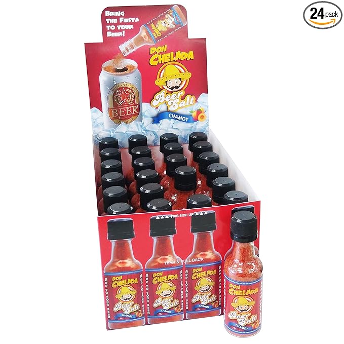 Don Chelada Beer Salt Chamoy 1.6 Oz Pack Of 24