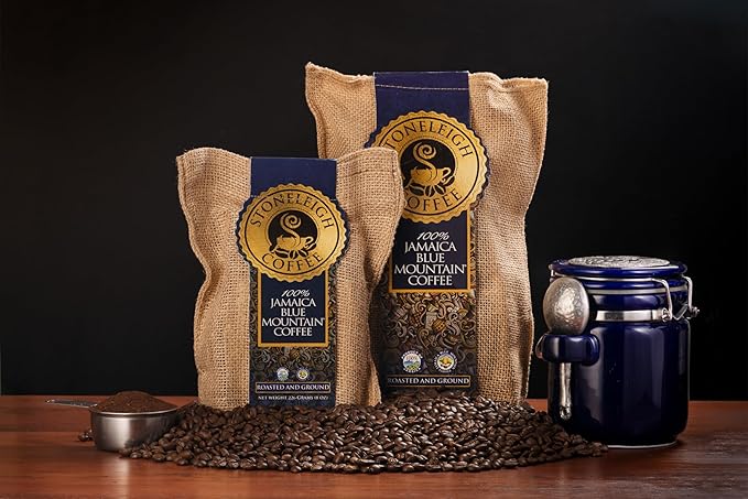 Stoneleigh 100% Jamaica Blue Mountain Coffee Ground 16oz