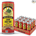 Bollygood Sparkling Lemonade Lemon Ginger Mint Indian Inspired Beverage Nimbu Pani No Artifical Colors or Flavors Non-GMO Project Verified12 FL OZ Cans (Pack of 12)