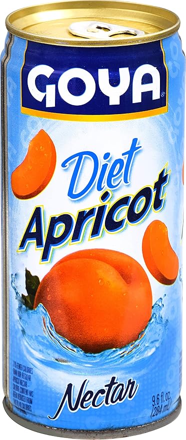 Goya Foods Diet Apricot Nectar 9.6 Fl Oz (Pack of 24)
