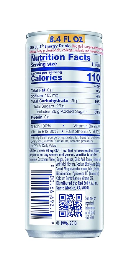 Red Bull Energy Drink | 8.4 Fl Oz | 24 Cans | Pack of 2