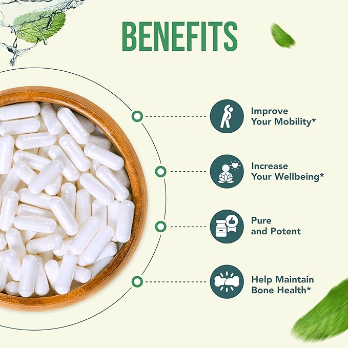 1500mg SAM-e Supplement - High Strength S-Adenosyl-L-Methionine Capsules 1500mg per Serving for Joint Brain Liver and Mood Support - Non-GMO High Absorption Same Supplement (90 Count)