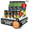 O2 Living Juice Cold Pressed Drink - Green Vitality Organic Juice Variety Pack - No Added Sugars or Water Naturally Sweetened from Fruits Rich in Nutrients &amp Vitamins - 12oz (6-Pack) + 4oz (5-Pa