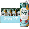 Simply Pop Soda Prebiotic Fruit Punch 12 fl oz (Pack of 12)
