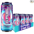 G Fuel Energy Drink Strawberry Pina Colada Sugar Free Beverage with 140mg Caffeine Daily Energy Boost with Focus Amino Vitamin + Antioxidants 16 oz Cans (Miami Nights 12-Pack)