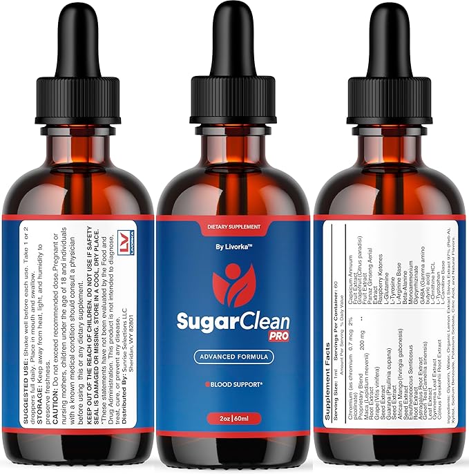 (3 Pack) Sugar Clean Pro Drops - Official SugarClean Pro Advanced Premium Liquid Formula Support - Maximum Strength Natural Supplement for Overall Health &amp Wellness Reviews 3 Bottles for 3 Month