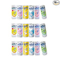 Lotte Milkis 6 Flavors Combo (Original Apple Melon Peach Banana &amp Strawberry) (6 x 3 cans 8.45 FL Oz (Pack of 18))