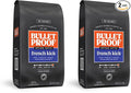 Bulletproof French Kick Dark Roast Whole Bean Coffee 12 Ounces Clean Coffee Tested for Toxins Packaging May Vary (Pack of 2)