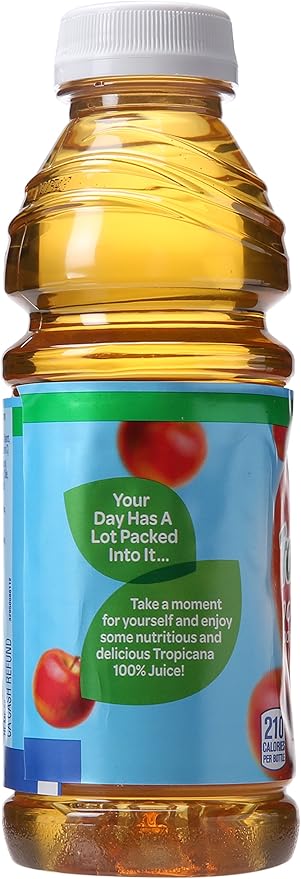 Tropicana 100 Percent Apple Juice 12 Count