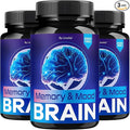 (3 Pack) Memory Mood and Brain Capsules - Official Daily Support Brain Health Supplement Pills Advanced Formula Memory &amp Mood Brain &amp Memory Focus Reviews 180 Capsules for 3 Months