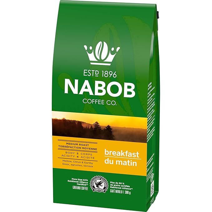 NABOB Breakfast Blend Ground Coffee 1800g (6 count)