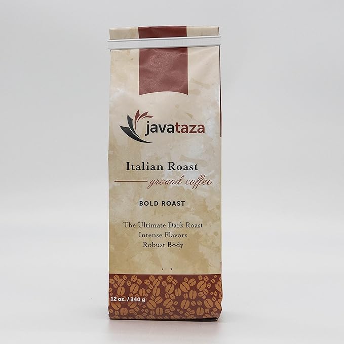 Italian Roast Coffee -12 oz Fairly Traded Naturally Shade Grown (Ground)