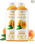 Smartfruit Perfect Peach + Energy – 100% Real Fruit Purée with Peach Apple &amp Pineapple – Great for Smoothies Juice Yogurt Cocktails Teas – High in Niacin &amp Vitamin A B6 B12 – 2-Pk 48oz