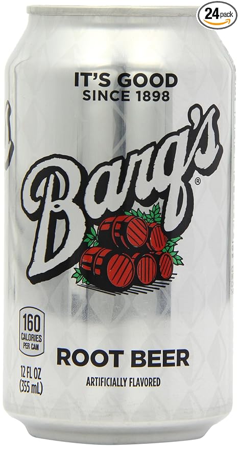 Barq's Root Beer 12 Oz. Cans Case of 24