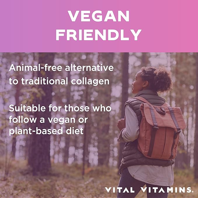 Vital Vitamins Vegan Collagen Booster + Women's Multivitamin Complex
